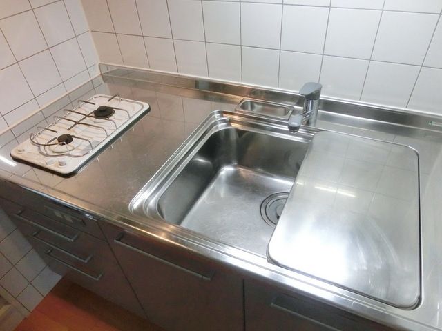 キッチン　２口ガスコンロ付キッチン