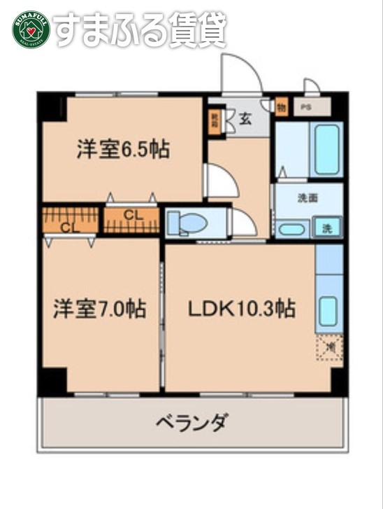 グランド左右木の間取り