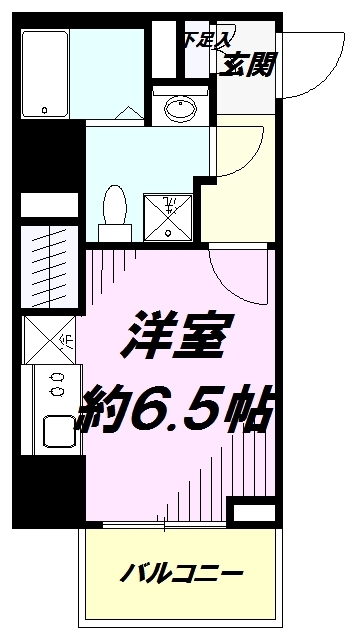 日野市豊田のマンションの間取り