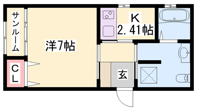 リープラス宝殿の間取り