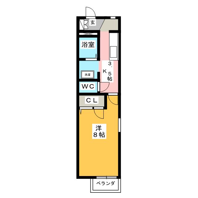 リアコート１の間取り