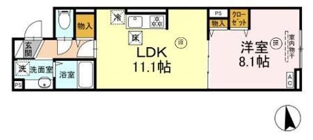 グラナーデ東日暮里の間取り