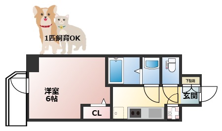 S-RESIDENCE都島Luxの間取り