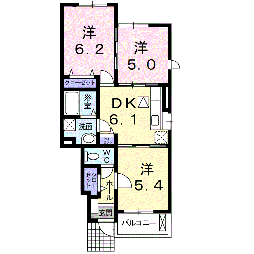 ｐｌａｉｓｉｒの間取り