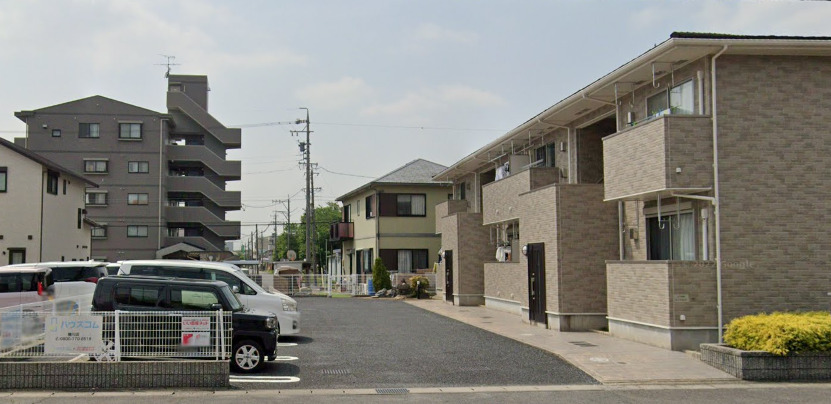 【タウンコートパルIIの駐車場】