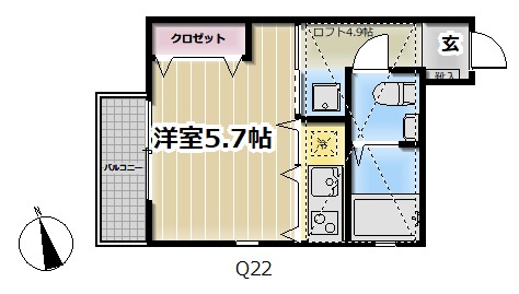 クリエイティブ テラス横浜神大寺の間取り