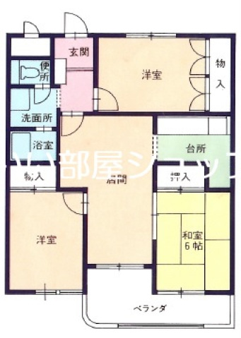 五福マンションの間取り