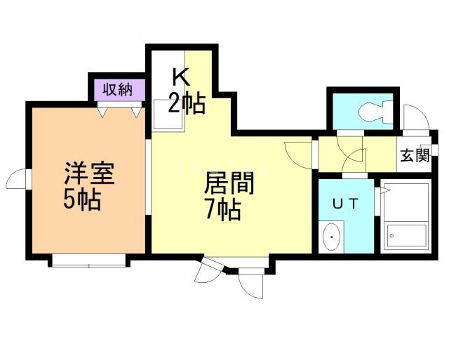 サウザンドファイン八軒の間取り