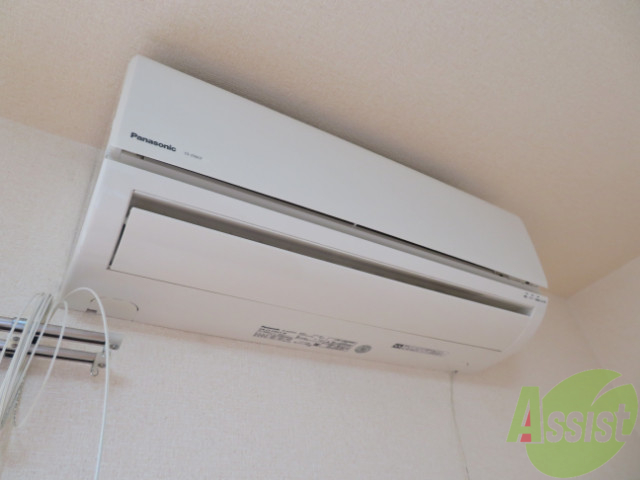 その他設備　エアコンが設置してありますので、寒暖対策もばっちり。