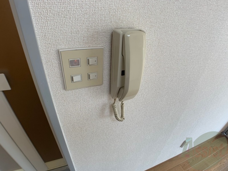 セキュリティ　インターホンで来客確認ができます。安心ですね。