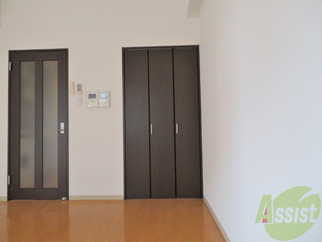 収納　収納は綺麗な扉ですね～。ピカピカで嬉しいです。