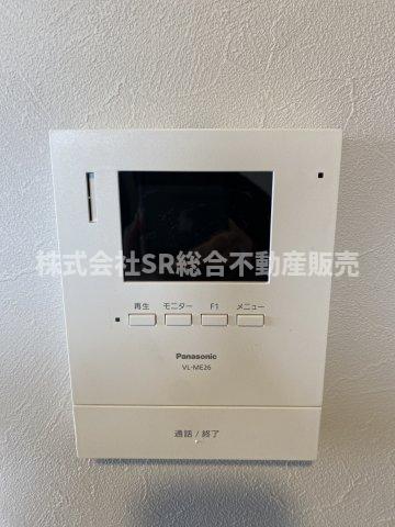 セキュリティ　モニター付きインターホンもあり、女性の方にも安心してお住まい