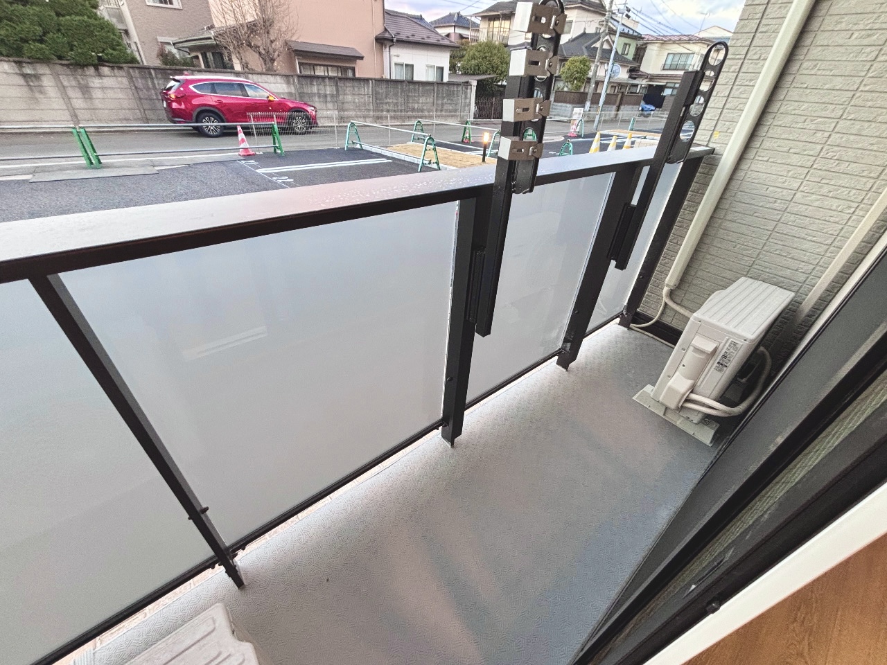 バルコニー　おしゃれなバルコニー部分