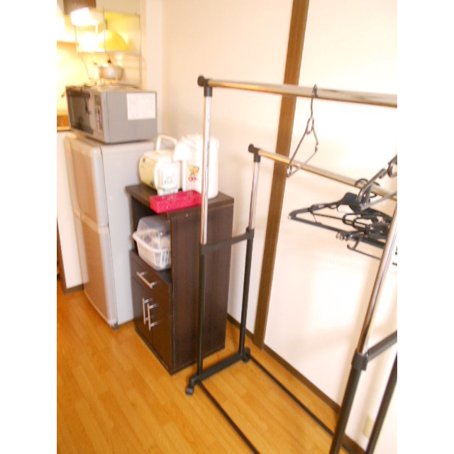 収納　ハンガーポール