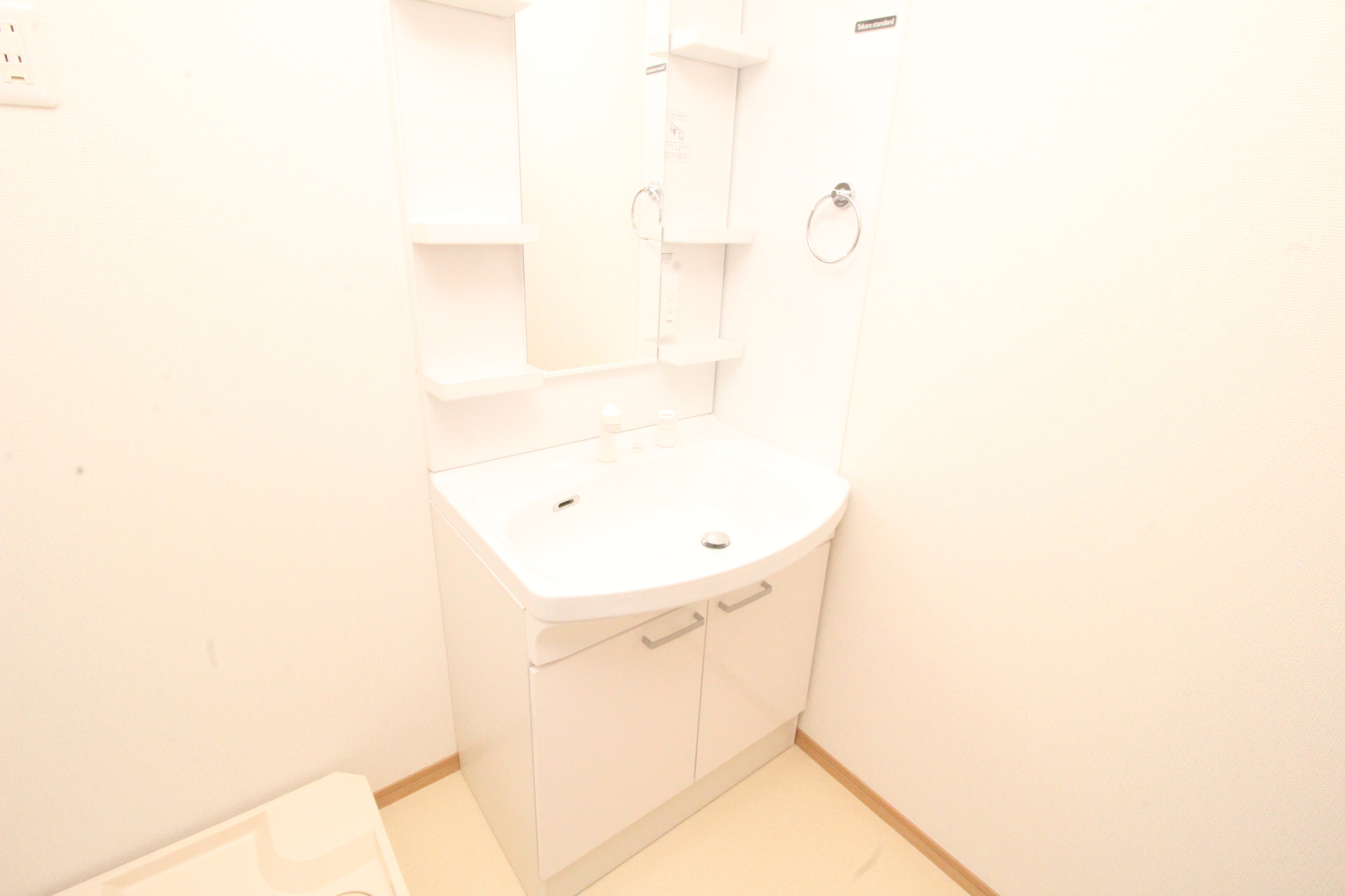 洗面設備　※工事中になります