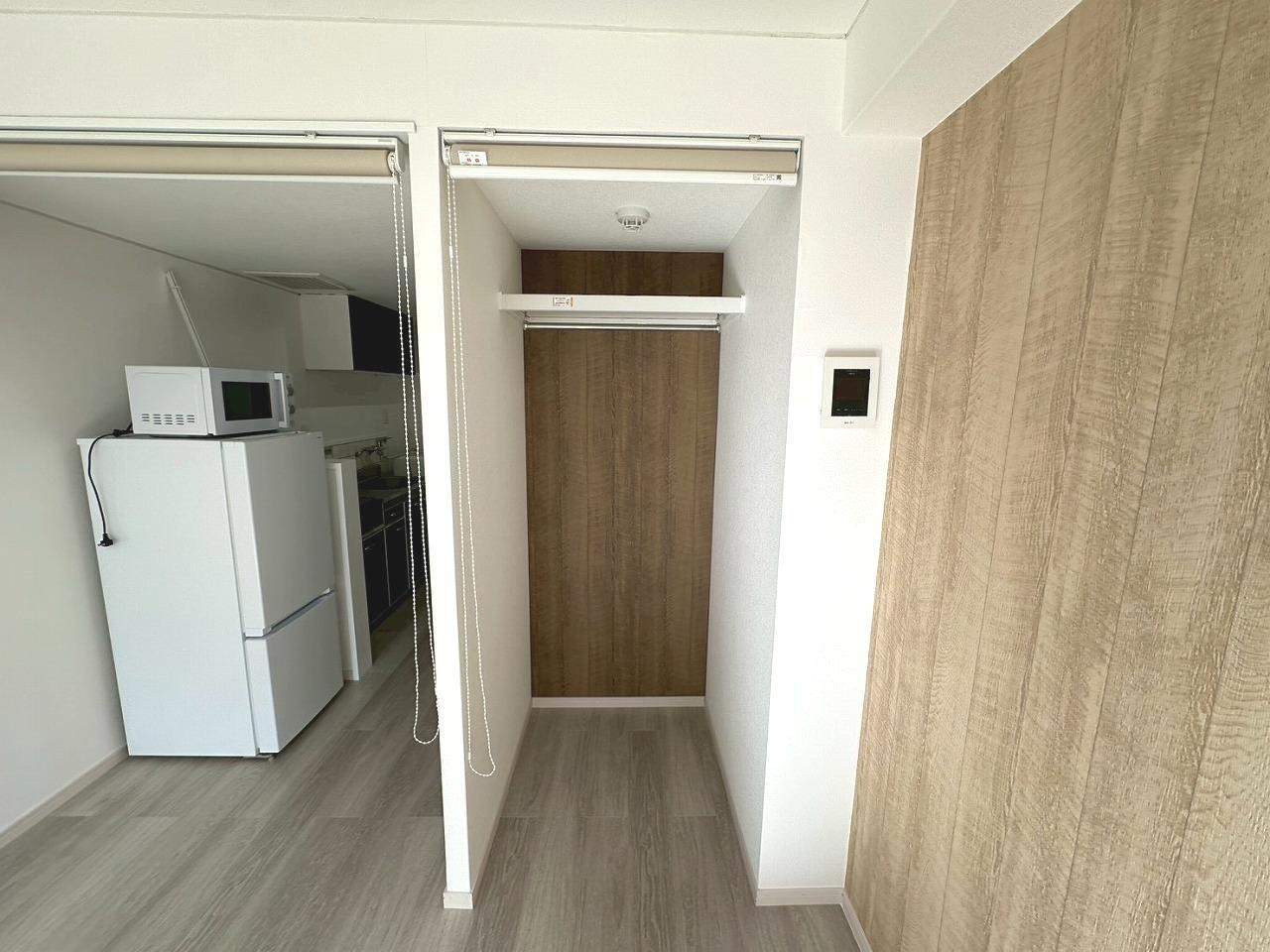 収納　奥行きのあるクロ―ゼット