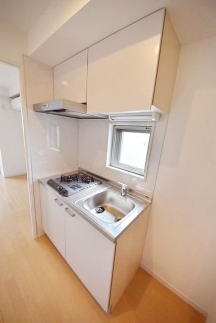 キッチン　コンロ2口システムキッチン