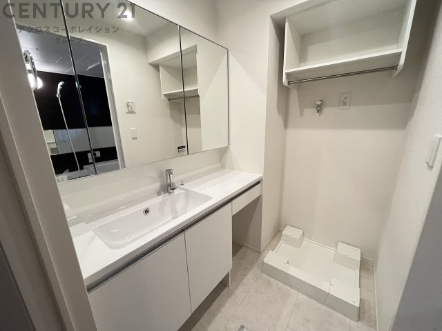 洗面設備　洗髪洗面化粧台付き♪