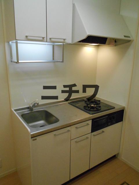 キッチン　★グリル付2口ガスシステムキッチン★