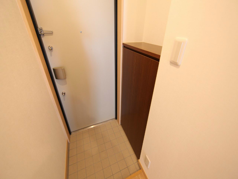 玄関　玄関　シューズボックス付