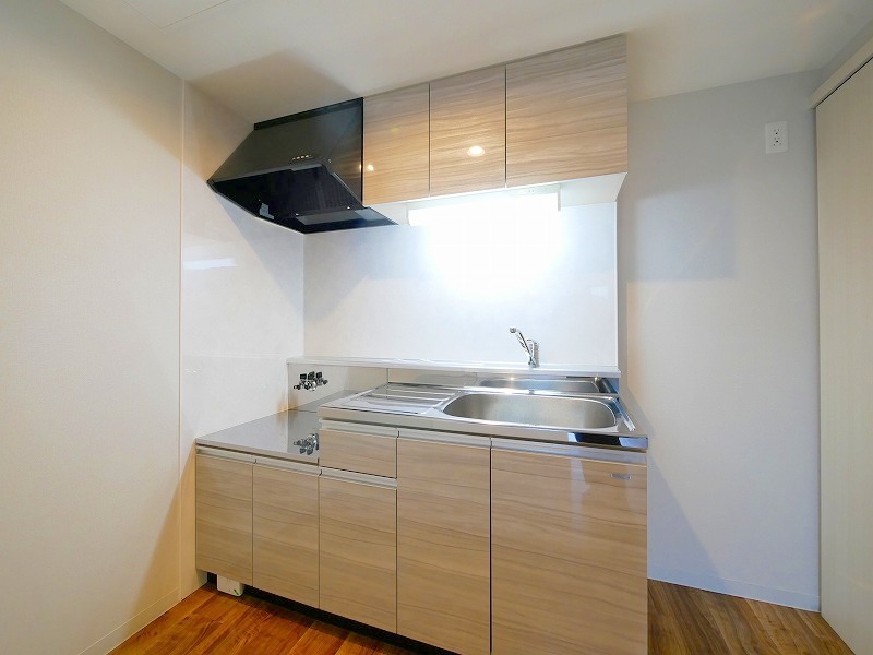 キッチン　独立キッチンは料理も掃除もしやすいです♪