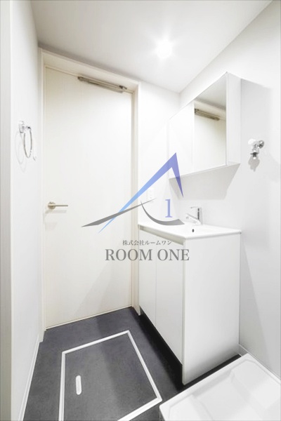 洗面設備　洗面台です。