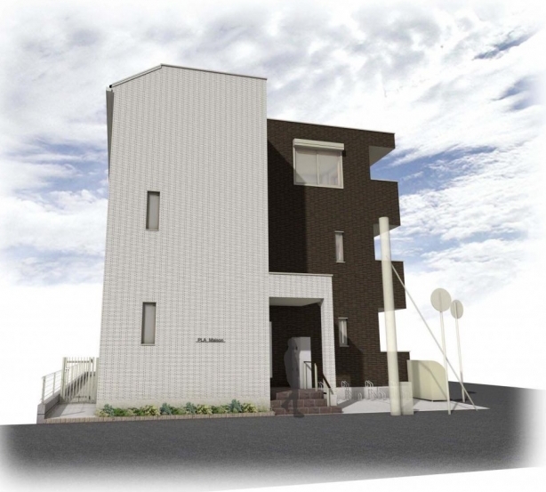 建物外観　完成予想パース