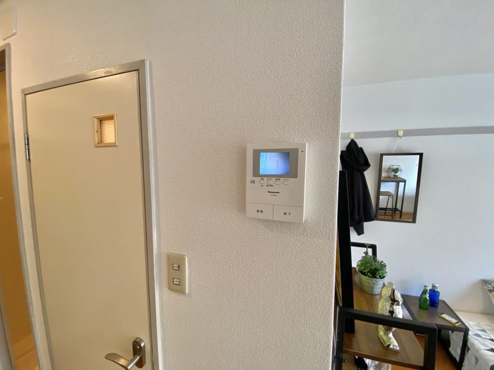 セキュリティ　ＴＶモニター付きインターホンです