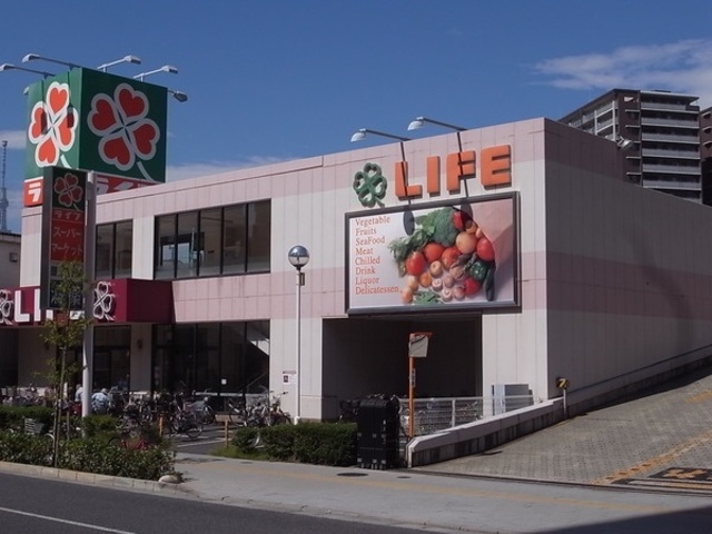 スーパー　ライフ亀戸店（スーパー）まで494m