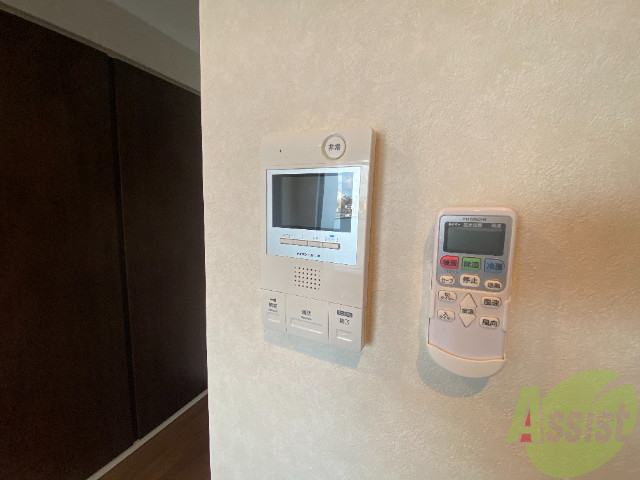 その他設備　モニター付きのインターホン。急な来客も安心ですね。