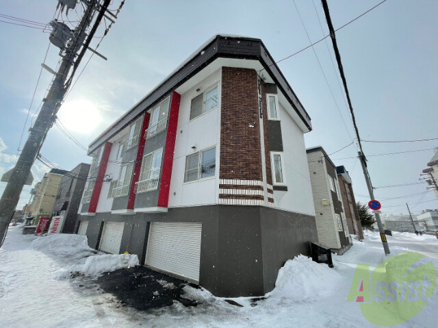 建物外観　札幌市北区北三十二条西「コーポツルハ」