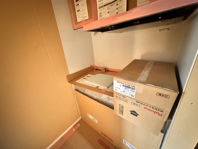 キッチン　建築中