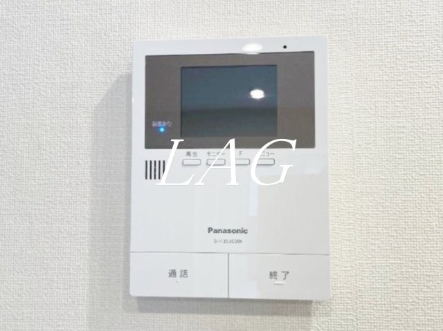 セキュリティ　モニター付きインターフォンです。