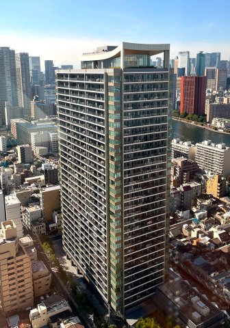 建物外観　2020年10月竣工の地上32階建て、総戸数503戸、三井不