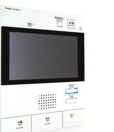 セキュリティ　モニタ付きインターホンです
