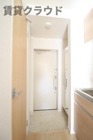 玄関　明るい玄関です