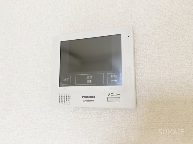 セキュリティ　安心のモニター付きインターホン！