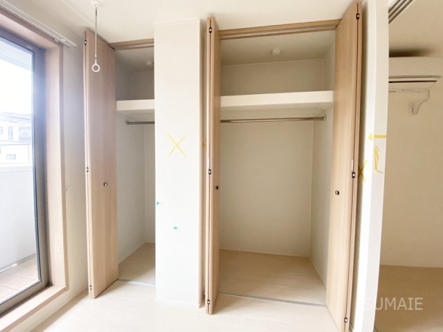 収納　奥行のあるクローゼット！