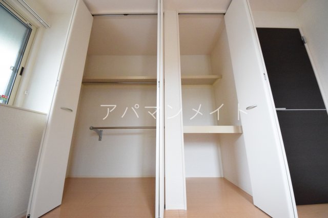 収納　たっぷりとした収納スペースです