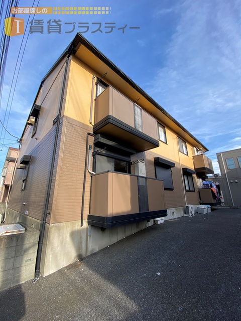 建物外観　ツートンカラーのおしゃれ外観