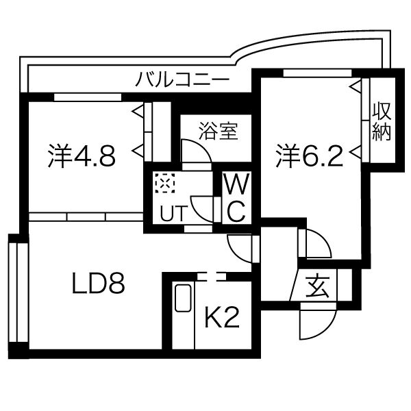フォレスト神宮前の間取り写真