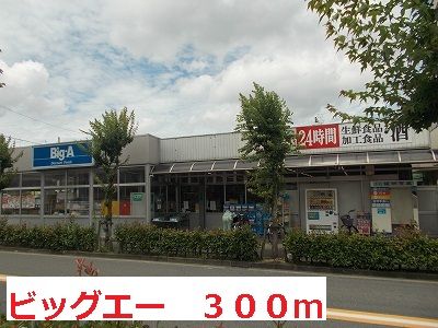 スーパー　ビッグエー（スーパー）まで300m