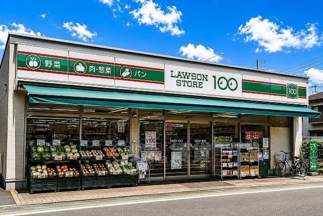 コンビニ　ローソンストア100　東淀川駅前店（コンビニ）まで564m