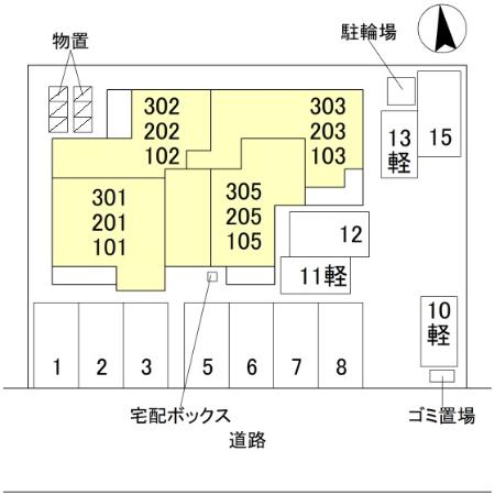駐車場　区画表