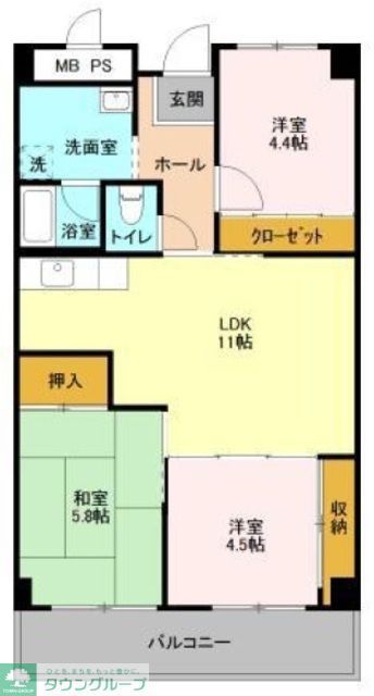ファーストコーポ幕張本郷の間取り写真