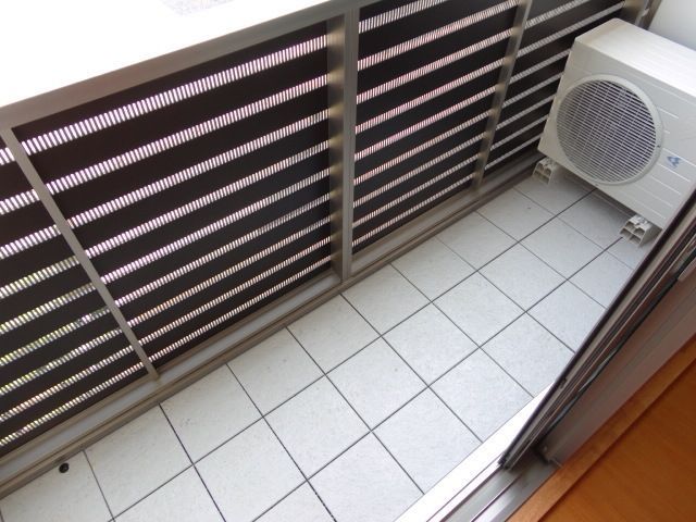 バルコニー　広いバルコニーです