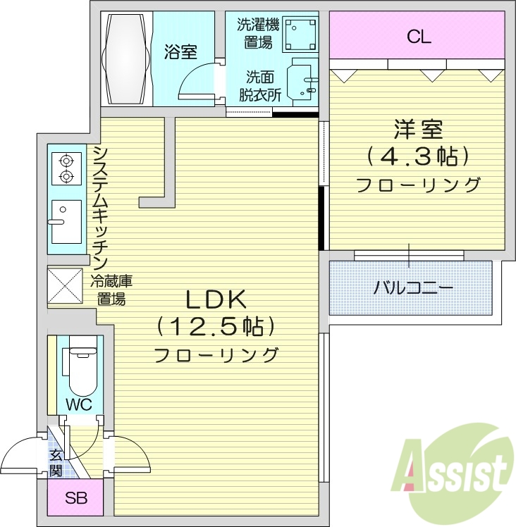 プレジオS11の間取り写真
