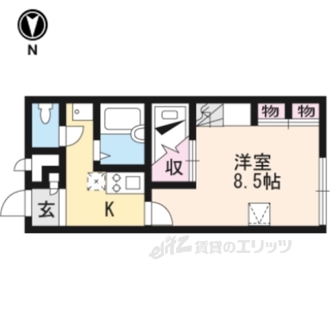 レオパレスルーエンハイムの間取り写真