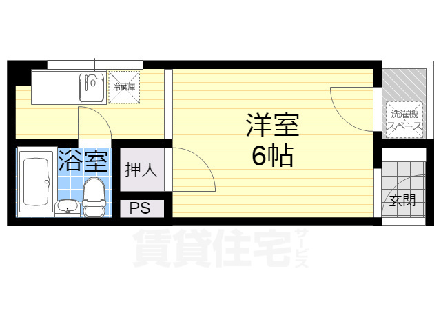 Renatus新大阪 旧アロハ新大阪の間取り写真