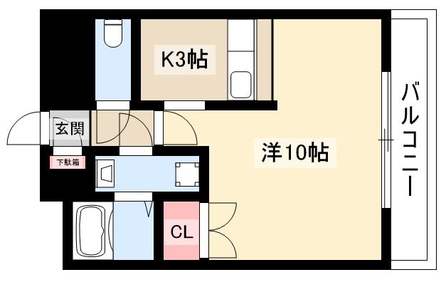 プレシャス鴨付の間取り写真